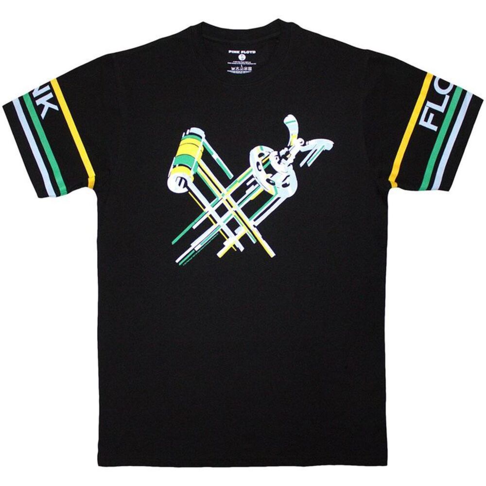 Pink Floyd Unisex Adult Cycle Parts T-Shirt / Black